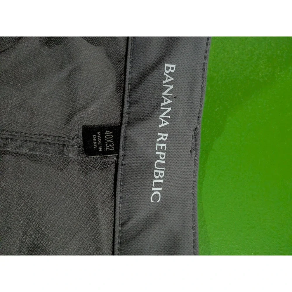 Banana Republic Pants Mens 40‎ x 32 Gray BR Golf Active Performance Sport Pant